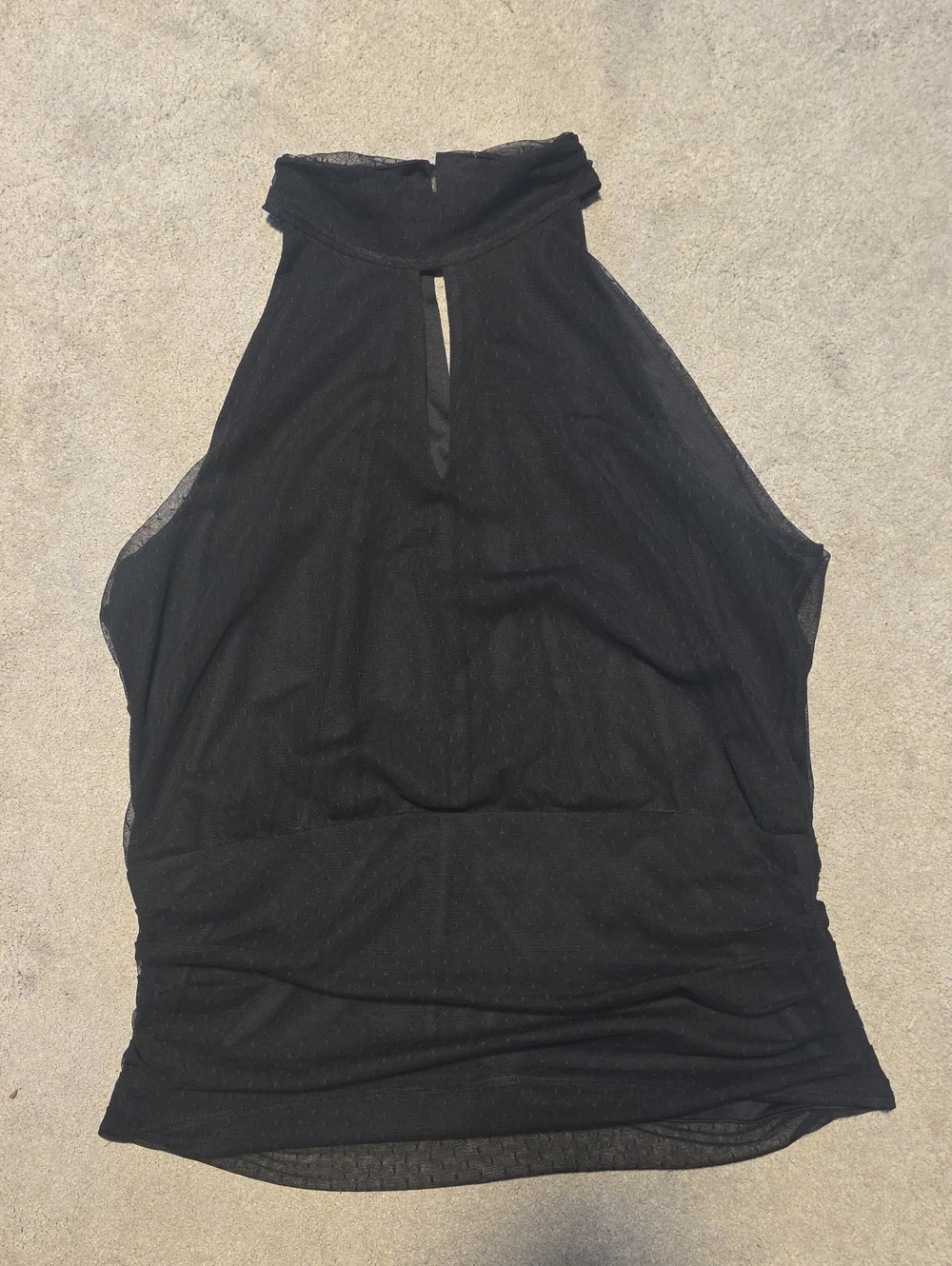 Black Halter Neck Women’s Top